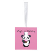 Schattige Baby's 1st Birthday Cube Ornament (Rechts)