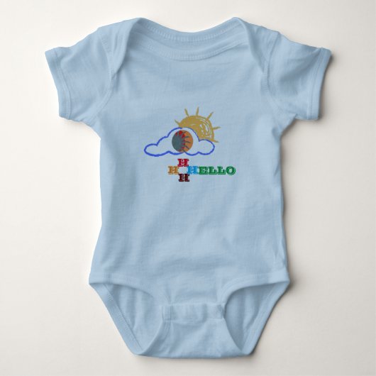 Schattige baby's romper (Voorkant)