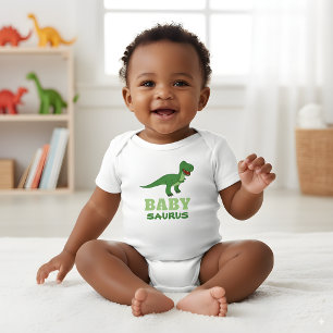 Schattige Babysaurus Dinosaur T-Rex Dino Aangepast Romper