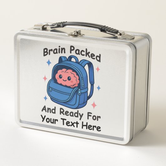 Schattige Back-to-School  "Brain Ready" (Voorkant)