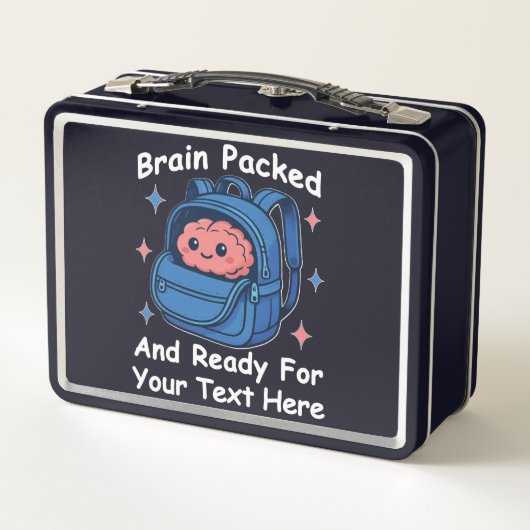 Schattige Back-to-School "Brain Ready" (Achterkant)