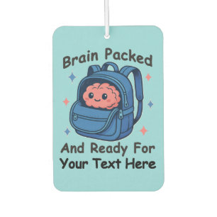Schattige Back-to-School  "Brain Ready" Luchtverfrisser