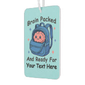 Schattige Back-to-School "Brain Ready" Luchtverfrisser (Links)