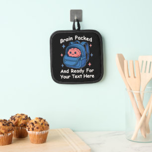 Schattige Back-to-School "Brain Ready" Pannenlap
