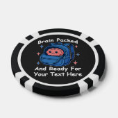Schattige Back-to-School "Brain Ready" Poker Chips (Enkel)
