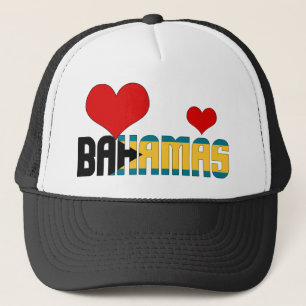 Schattige Bahamasvlag Harten Patriottisch Trucker Pet