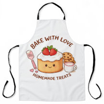 Schattige "Bake With Love" Illustratie