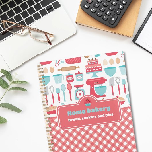 Schattige bakgerei op Red Gingham Planner