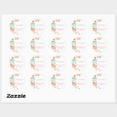 Schattige bakken voedselproduct sticker label (Vel)