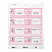 Schattige baklabel voor de keuken etiket (Full Sheet)