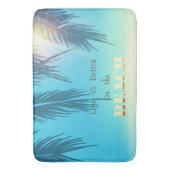 Schattige balkbladeren badmat (Voorkant Verticaal)