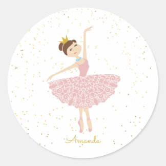 schattige ballerina Sticker