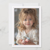 schattige ballonnen foto verjaardag kaart (Achterkant)