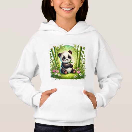 Schattige Bamboo Forest Design - Schattige Panda C (Voorkant)