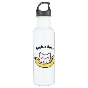 Schattige, Banaan, Peekaboo !, Japan, Kitten Waterfles