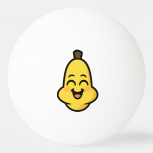 Schattige Banini Banaan Kawaii Karakter Kunst Pingpongballen