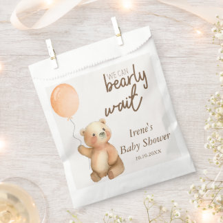 Schattige Barly Wait Teddy Bear Baby shower Bedankzakje