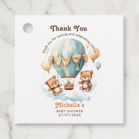 Schattige Barly Wait Twins Baby shower Dank u Bedankjes Labels (Voorkant)