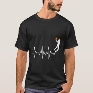 Schattige basketbal voor mannen vrouwen speler coa t-shirt