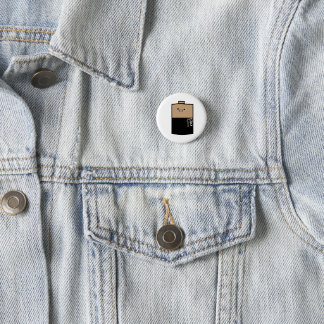 Schattige batterij blijf positief ronde button 3,2 cm