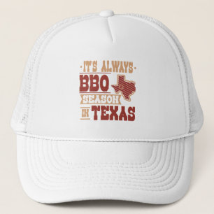 Schattige BBQ-seizoen in Texas Barbecue Gag Trucker Pet