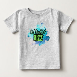 Schattige B'Day Rizz Groen en Monochromatische Bla