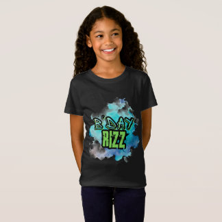 Schattige B'Day Rizz Groen en Monochromatische Bla T-shirt