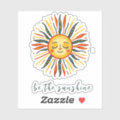 Schattige "Be The Sunshine" Vinyl Sticker (Vel)