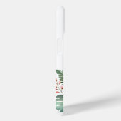 Schattige beach pink flamingo Naam toevoegen Case-Mate iPhone Case (Achterkant / Rechts)