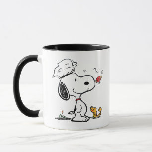 Schattige Beagle Astronaut Cartoon Illustratie Mok