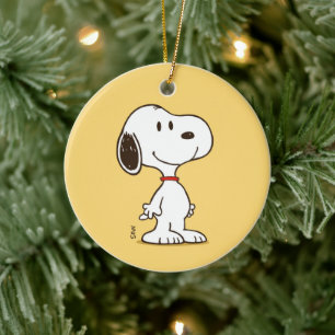 Schattige Beagle Cartoon Karakter Illustratie Keramisch Ornament