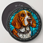 Schattige Beagle hond Ronde Button 6,0 Cm (Voorkant /achterkant)