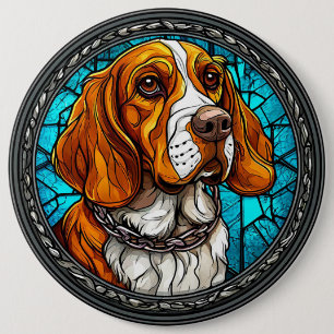 Schattige Beagle hond Ronde Button 6,0 Cm