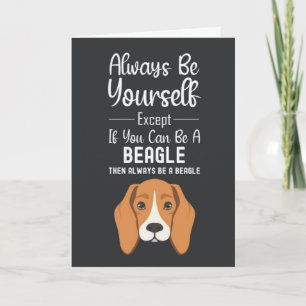 Schattige Beagle Kaarten Grappige Honden Huisdiere
