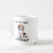 Schattige '' Beagle Pup  Brown personaliseren Koffiemok (Voorkant links)