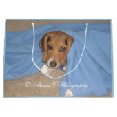 Schattige beagle puppy grote cadeautas (Voorkant)