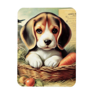 Schattige Beagle Puppy Magneet