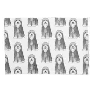 Schattige Bearded Collies Pattern Kussensloop