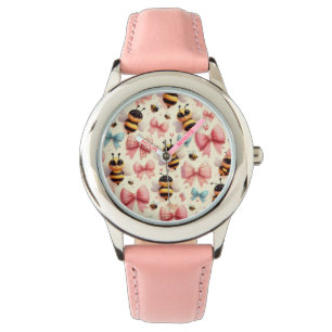 Schattige Bee Kinderhorloge Horloge