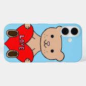Schattige beer  Case-Mate iPhone case (Achterkant (horizontaal))
