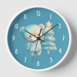 Schattige Beer en kerstboom vakantie