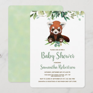 Schattige Beer Groen Genderneutraal Baby shower Kaart