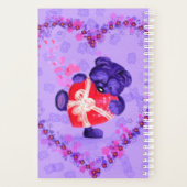 Schattige Beer hartplanner Planner (Achterkant)