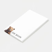 Schattige Beer look design stijl Post-it® Notes (Schuin)