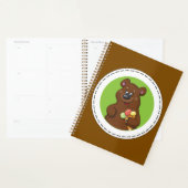 Schattige Beer met Ice Cream Cone Fun Animal Planner (Display)