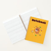 Schattige beer 💛🥨🥞 notitieboek (Binnen)