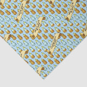 Schattige Beer omdat je zo lief jaren 80 retro ben Tissuepapier (Detail)