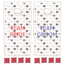 SCHATTIGE BEER TROUWSPEL Cornhole Set