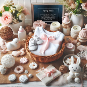 Schattige Beer Twinkle Twinkle Baby Display Douche Informatiekaartje