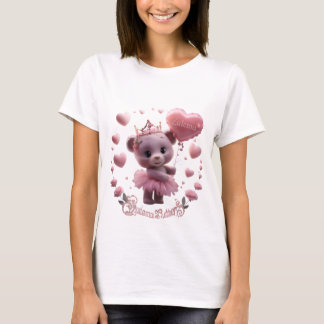 Schattige Beren hart T-shirt